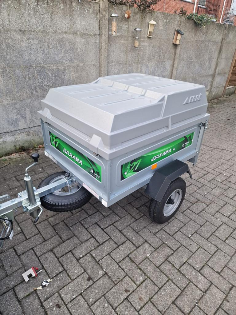 Aanhanger Erde daxara 127 in nieuwstaat, Auto diversen, Aanhangers en Bagagewagens, Ophalen of Verzenden, Zo goed als nieuw
