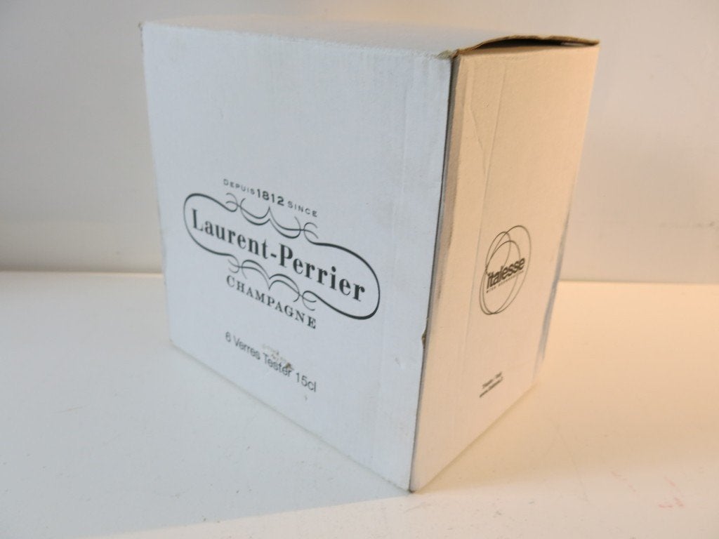 Lot de 6 coupes à champagne Laurent Perrier, Collections, Enlèvement ou Envoi, Comme neuf