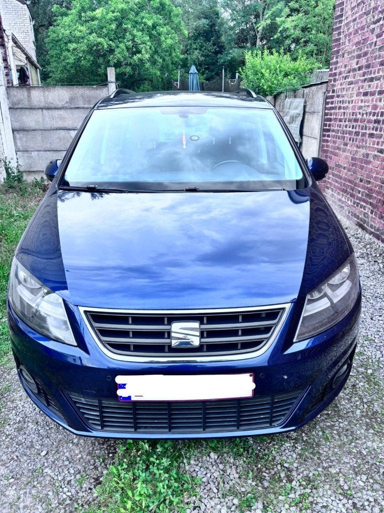SEAT ALHAMBRA 1.4 TSI Style 7 PLACES CLIM GPS, Auto's, Seat, Automatische klimaatregeling, Monovolume, Blauw, 7 zetels