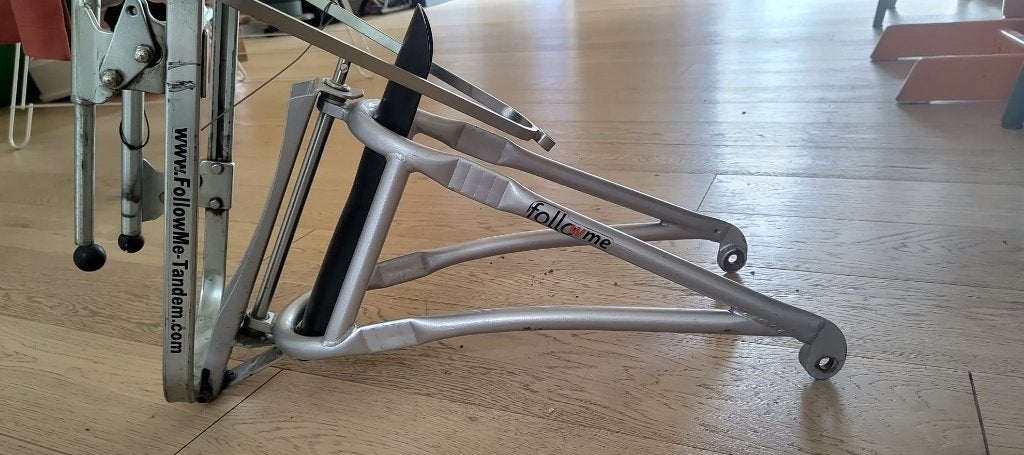 Follow-me - Ouder Kind fiets tandem, Opvouwbaar, Overige typen, Ophalen of Verzenden, Zo goed als nieuw