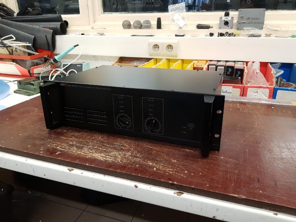 InterM PA-2312 100V versterker, Enlèvement