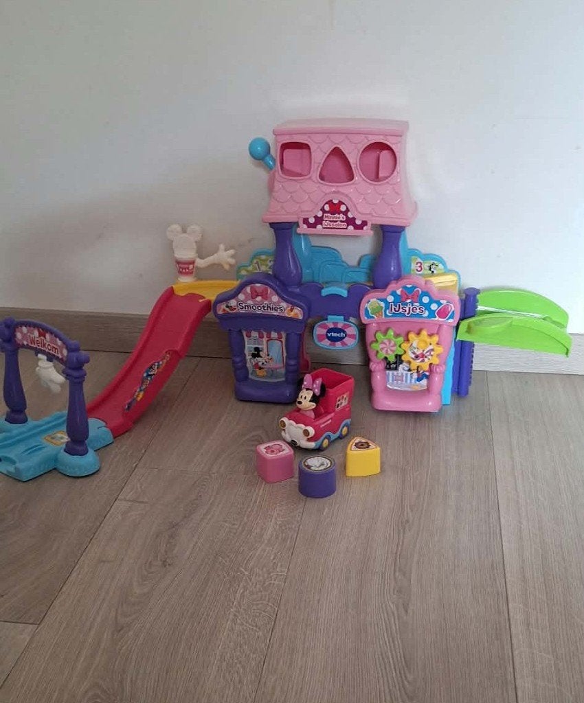 VTech Toet Toet Auto's Disney Minnie's IJssalon Speelset, Ophalen, Zo goed als nieuw
