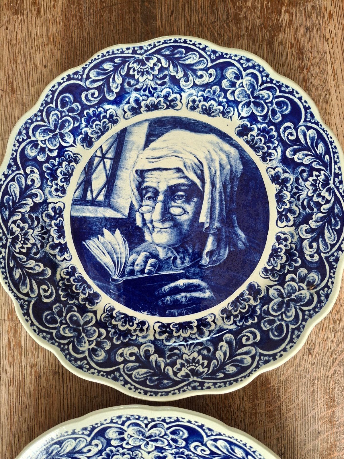 Boch  Delfs  grote Borden, Ophalen of Verzenden