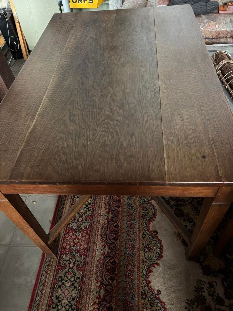 Antieke tafel met 6 stoelen, Ophalen
