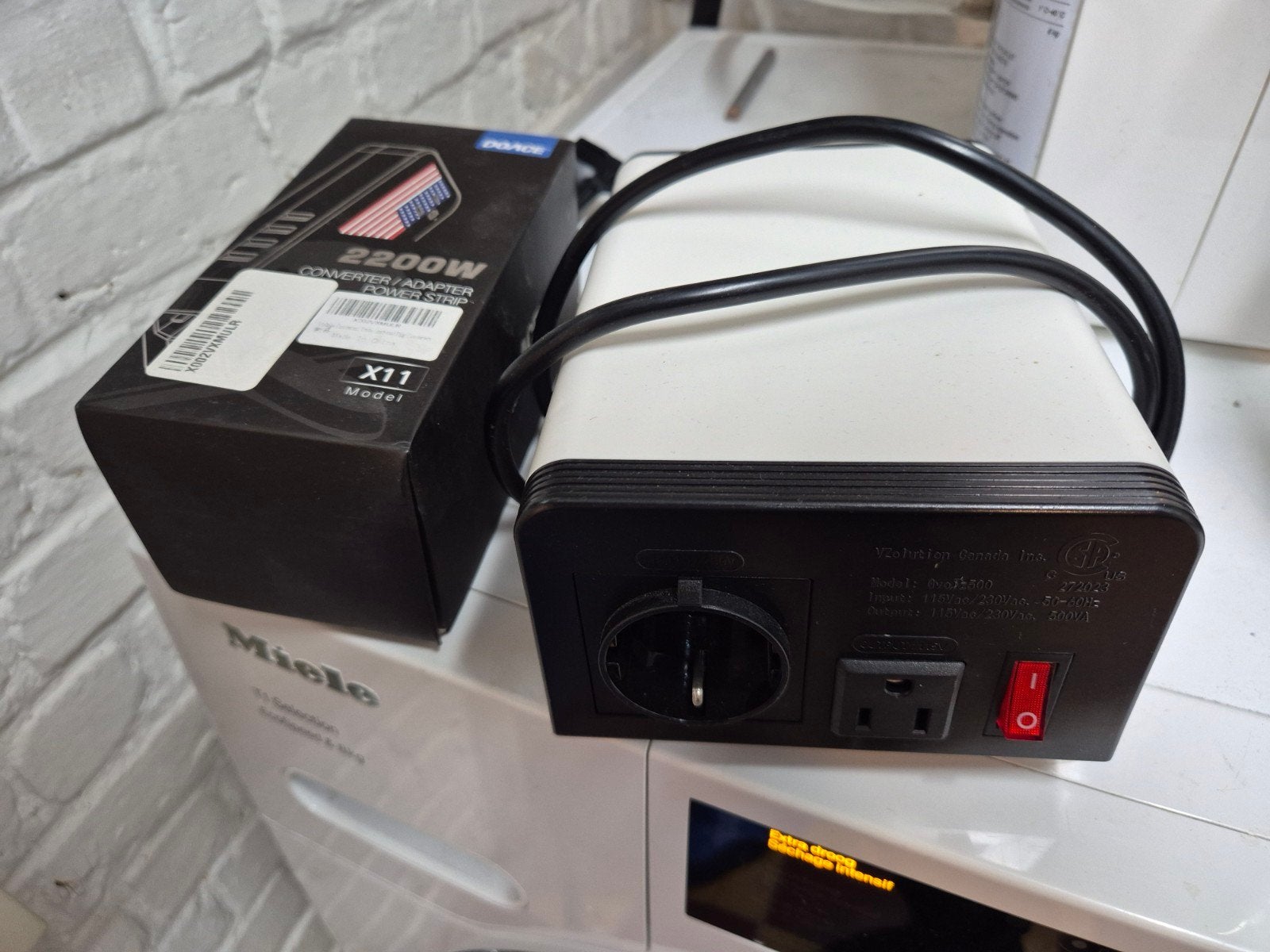 Transformateur USA 110 V x2, Electroménager, Pompes à bière, Enlèvement