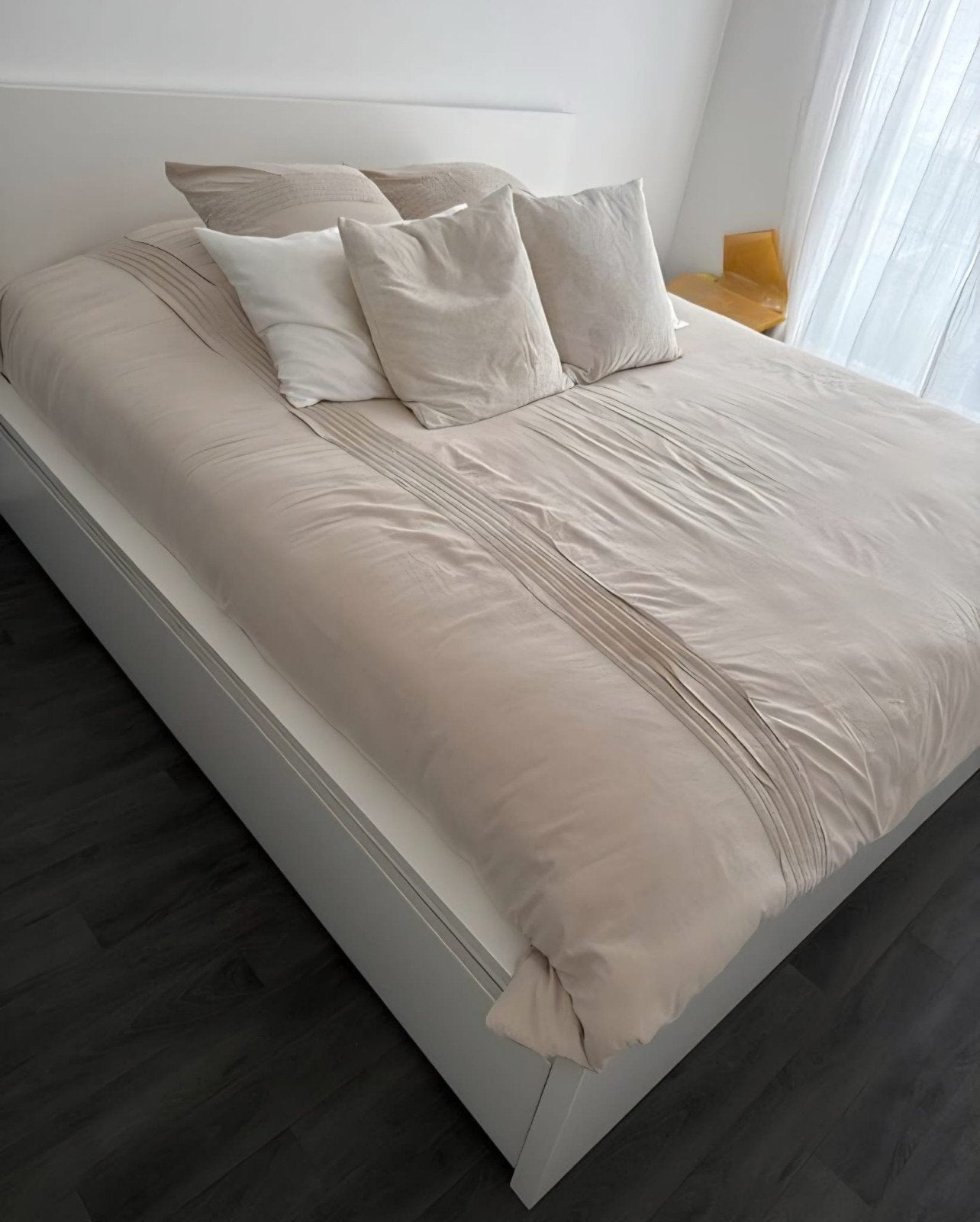 Malm bed 180x200 cm wit 4 laden, Huis en Inrichting, Slaapkamer | Boxsprings, Wit, Ophalen
