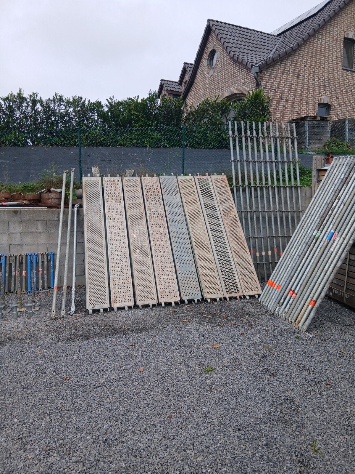 échafaudage LAYHER ALLROUND multidirectionnels à rosaces., Bricolage & Construction, Enlèvement