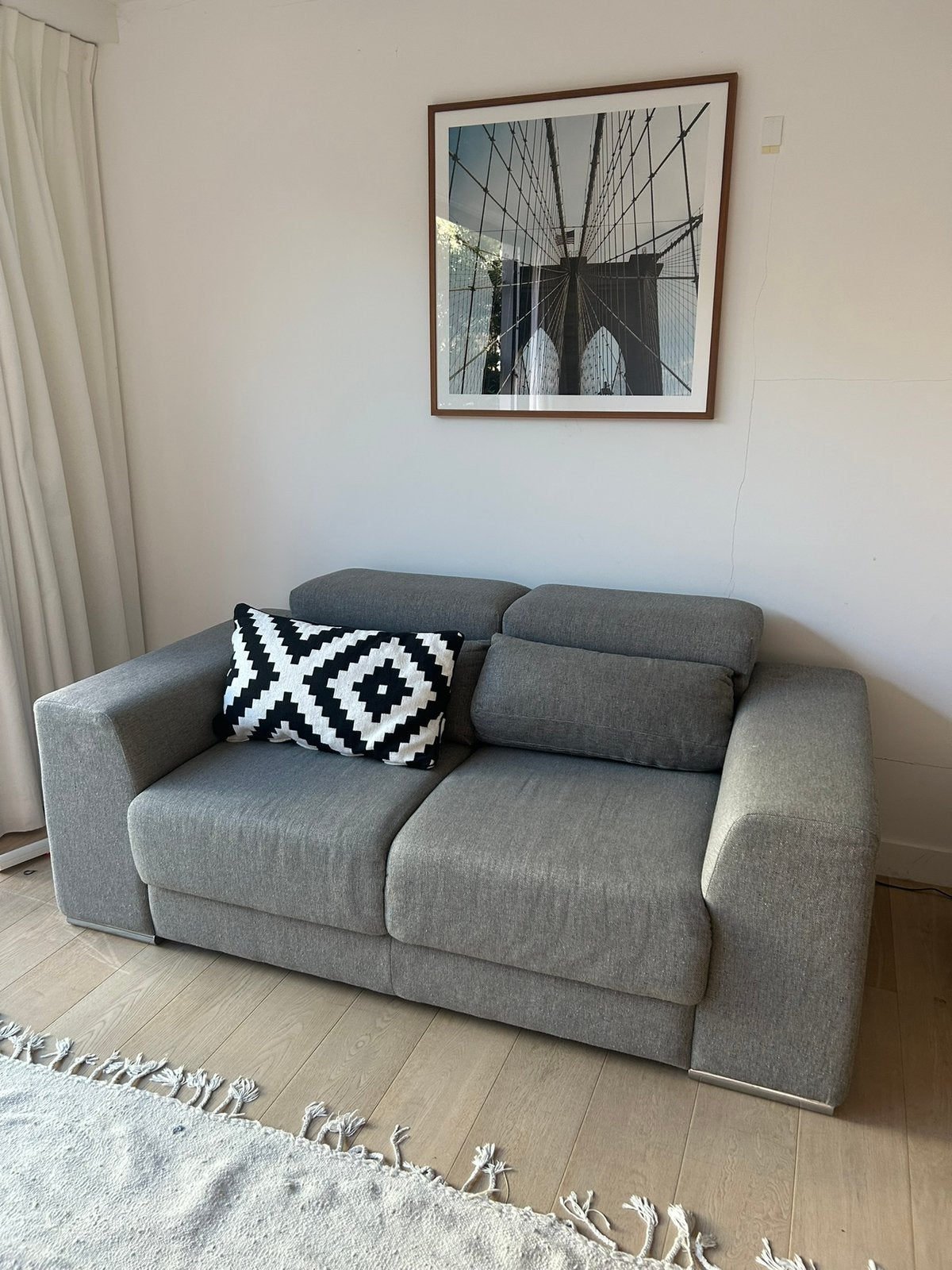 Deux canapés confortables et design - Excellent état, 75 à 100 cm, Nordique design, 150 à 200 cm, Enlèvement