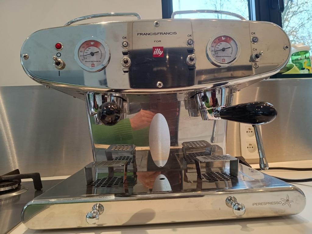 Koffiezet Illy espressoapparaat francisfrancis x2 dubbel, Ophalen