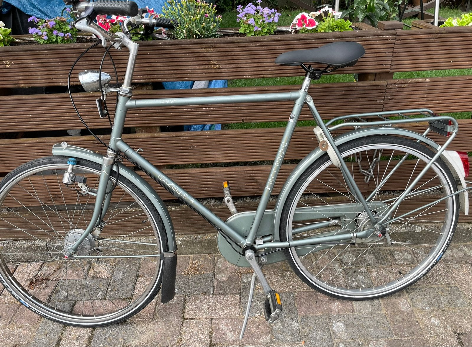 Stadsfiets voor heren Merk Gazelle, Vitesses, Enlèvement, Utilisé, 61 à 65 cm