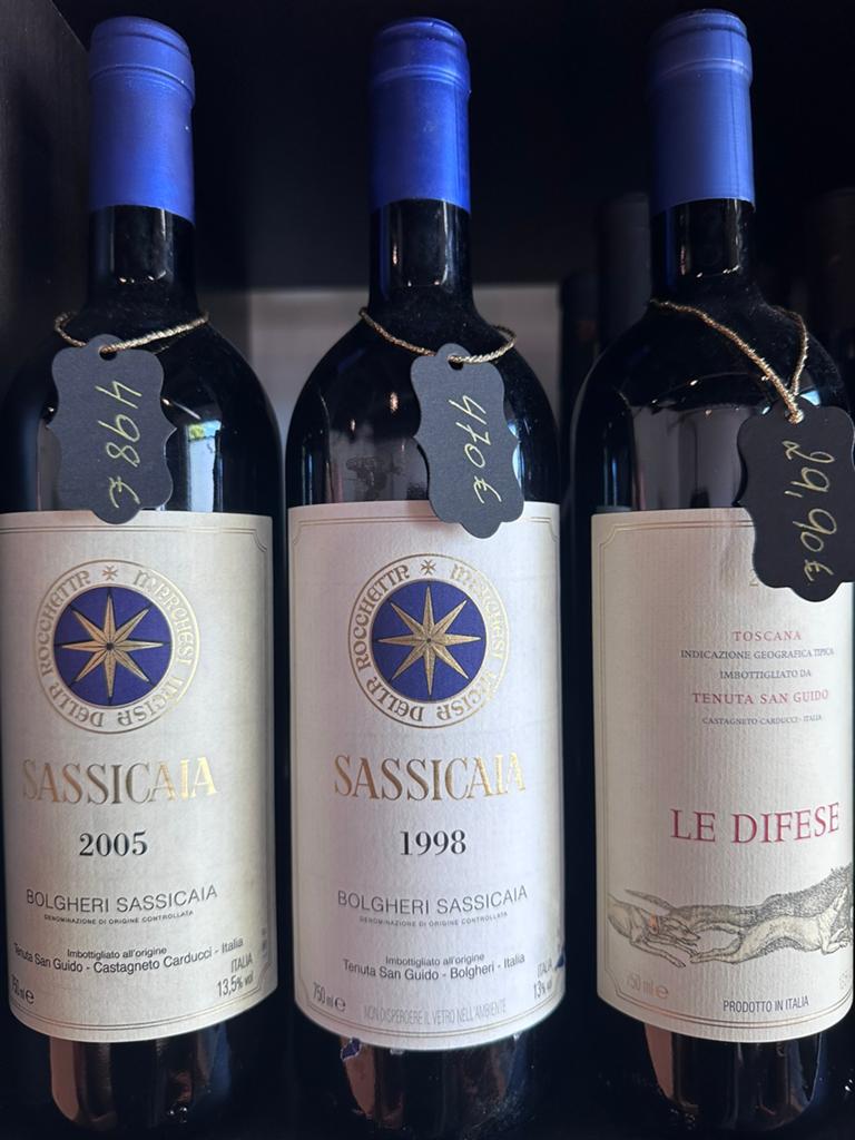 Sassicaia, Enlèvement, Comme neuf