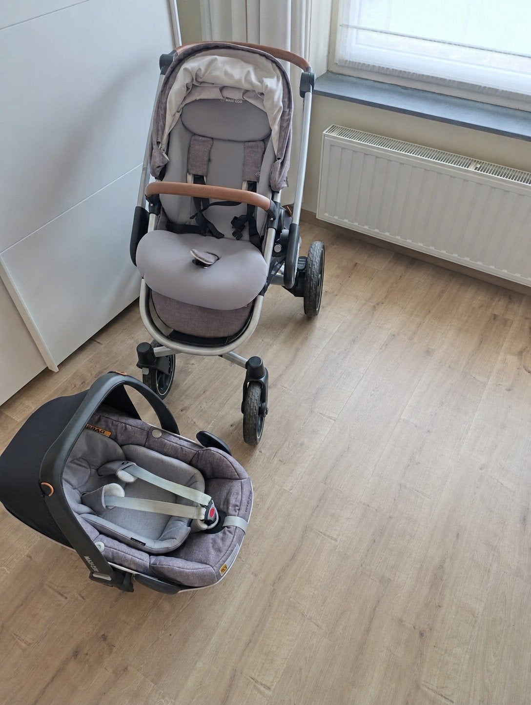 buggy en maxi cosi, Enlèvement