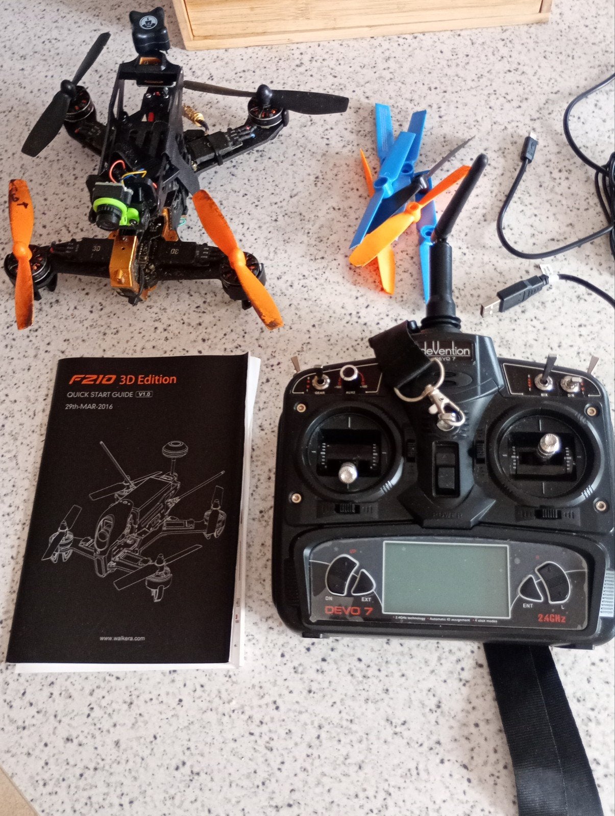 drone, Enlèvement