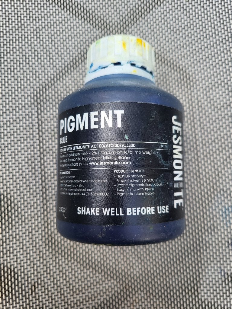 Jesmonite pigment blue, Ophalen, Gebruikt