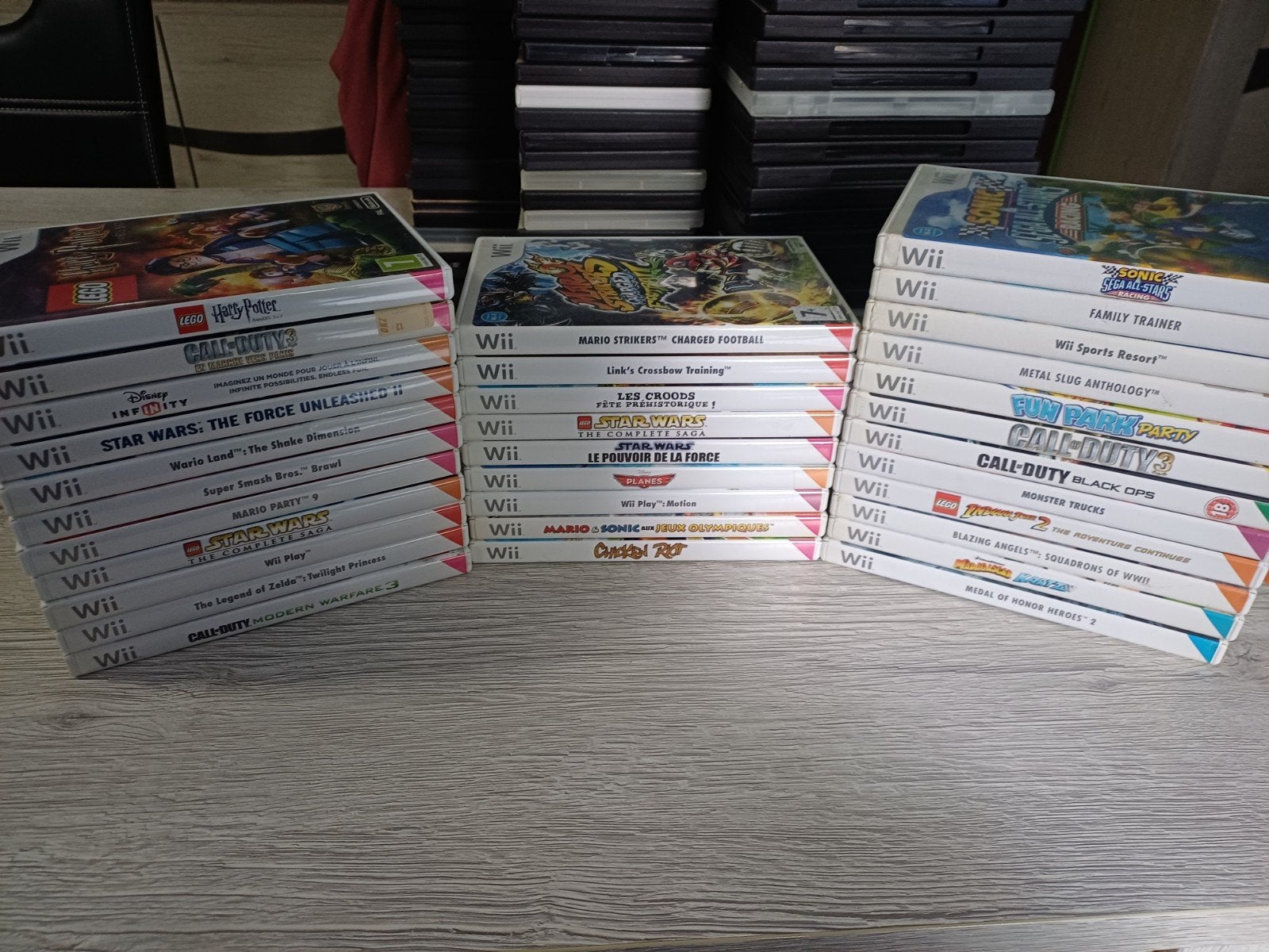 Jeux Wii, Enlèvement ou Envoi