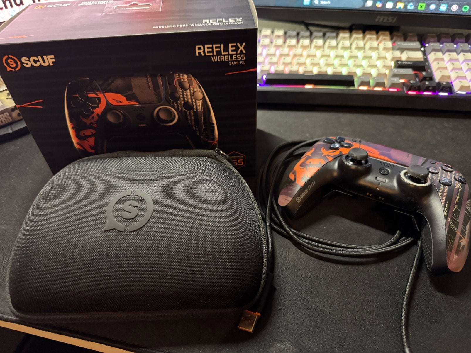 Ps5 scuf controller call of duty black ops 6, Games en Spelcomputers, Ophalen, Zo goed als nieuw