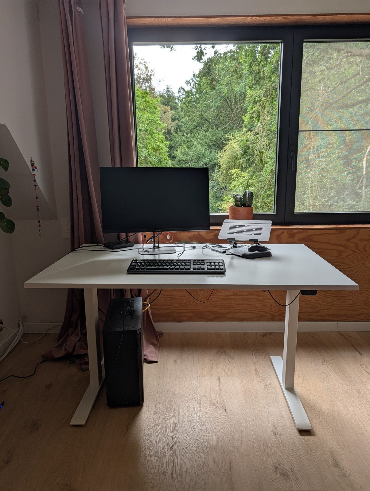 Elektrische zitsta bureau Ikea RODULF, Huis en Inrichting, Bureaus, Ophalen, IKEA