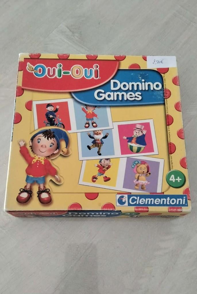 Domino Oui-Oui / Noddy / Clementoni / speelgoed, Ophalen of Verzenden, Gebruikt, Puzzelen
