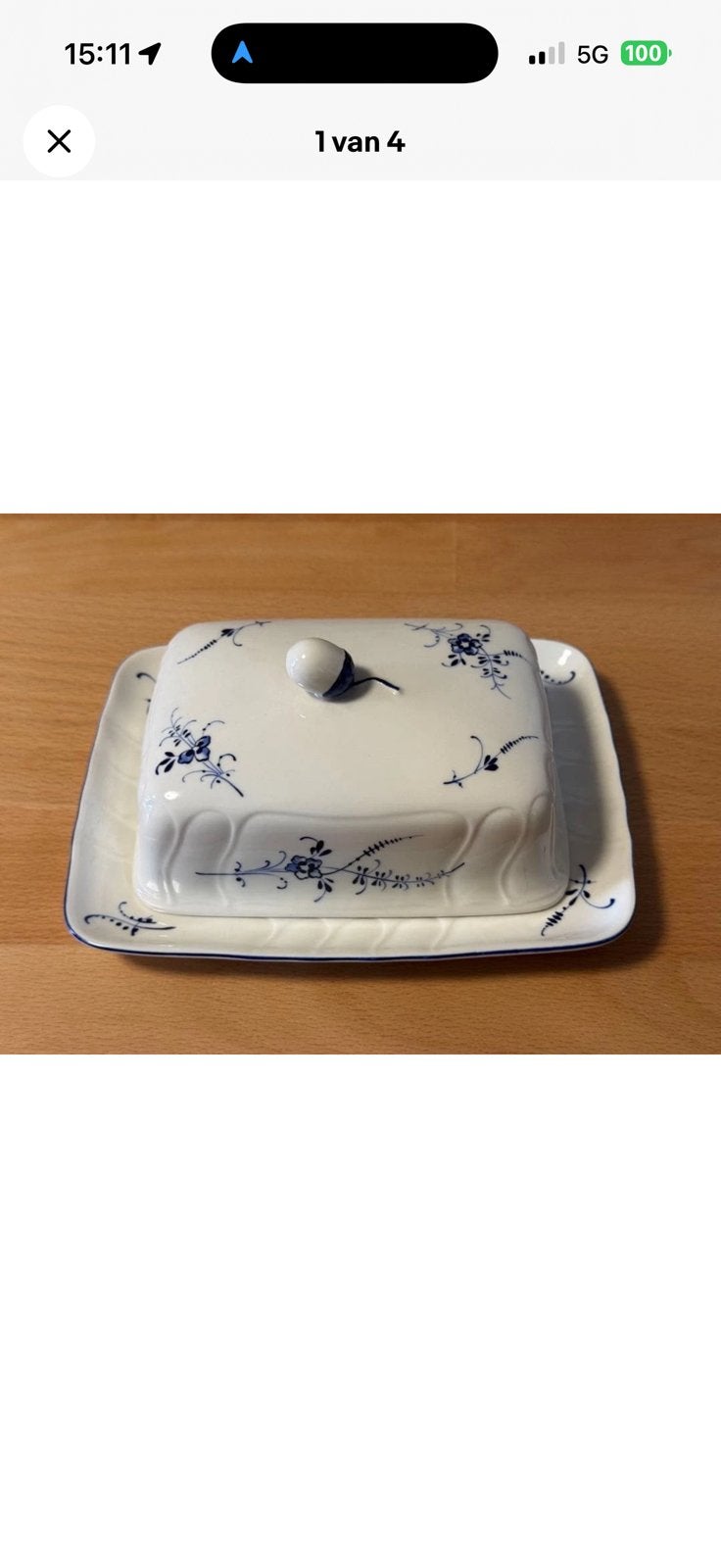 Beurrier Villeroy & Boch Vieux Luxembourg.fr.articles divers, Maison & Meubles, Service complet, Enlèvement ou Envoi, Villeroy & Boch