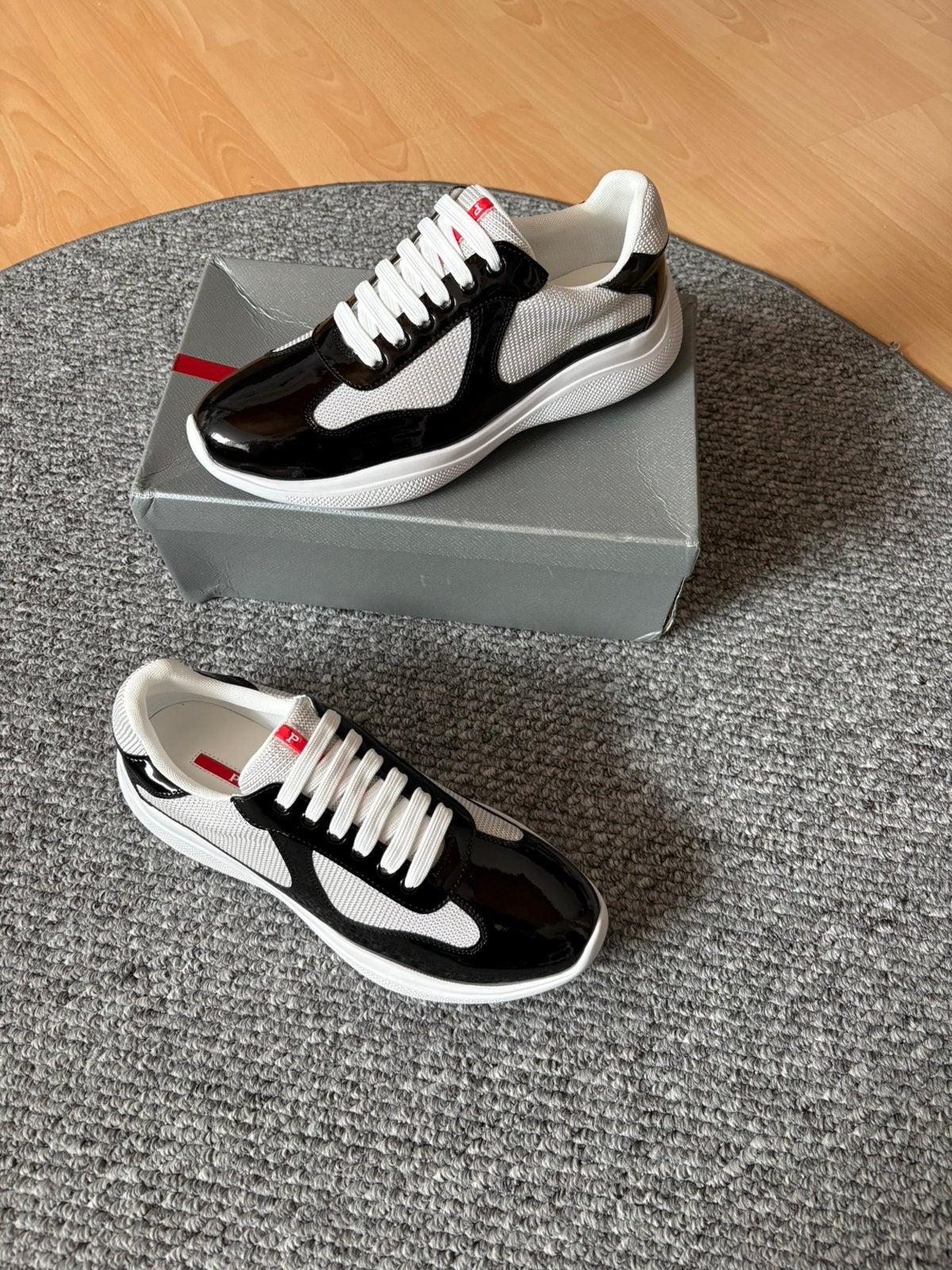 Prada cup zwarte schoen, Zwart, Nieuw, Ophalen of Verzenden, Sneakers