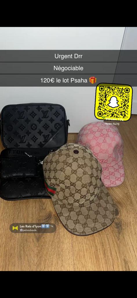 Lot lv gucci, Autres marques, Cuir, Autres couleurs, Comme neuf