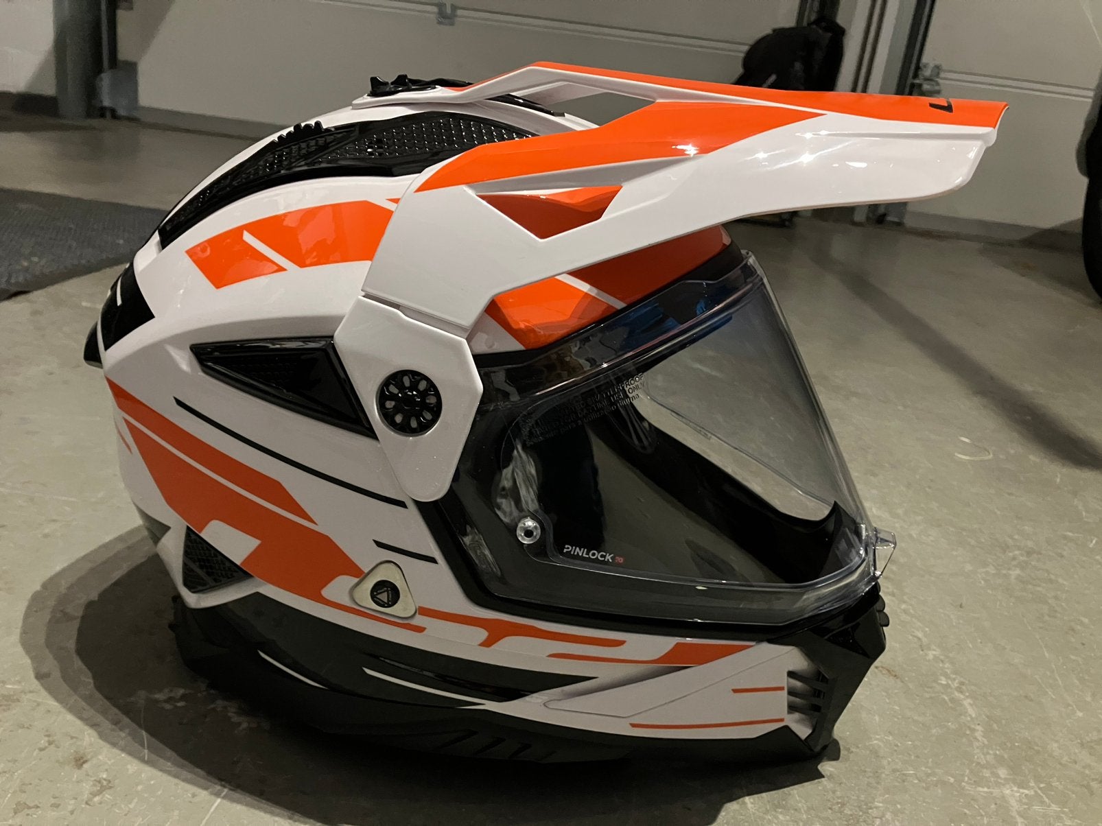 Slechts 3 x gedragen maat M met pinlock., Motos, Vêtements | Casques de moto, Enlèvement, M