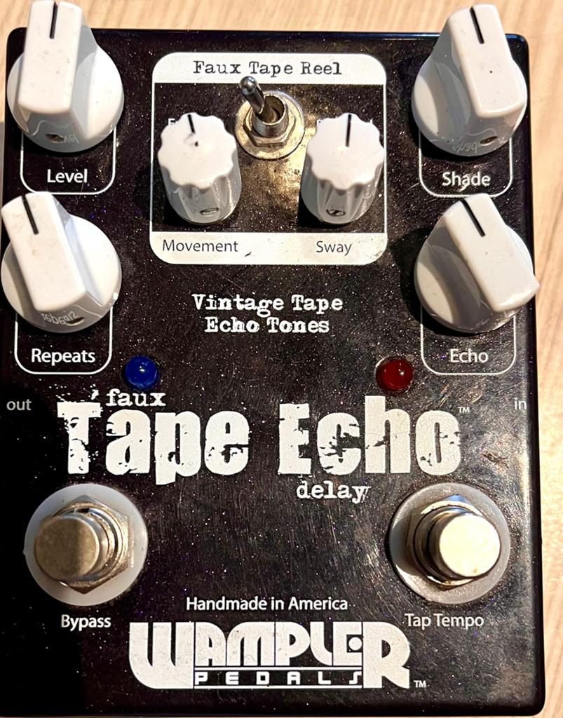 WAMPLER , faux Tape Echo delay pedaaltje, Muziek en Instrumenten, Effecten, Gebruikt, Ophalen of Verzenden
