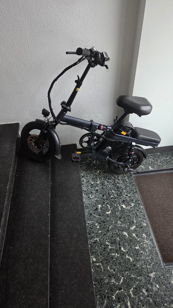 Plooi elektrische fiets, Fietsen en Brommers, 47 tot 51 cm, Ophalen, Zo goed als nieuw, Minder dan 30 km per accu