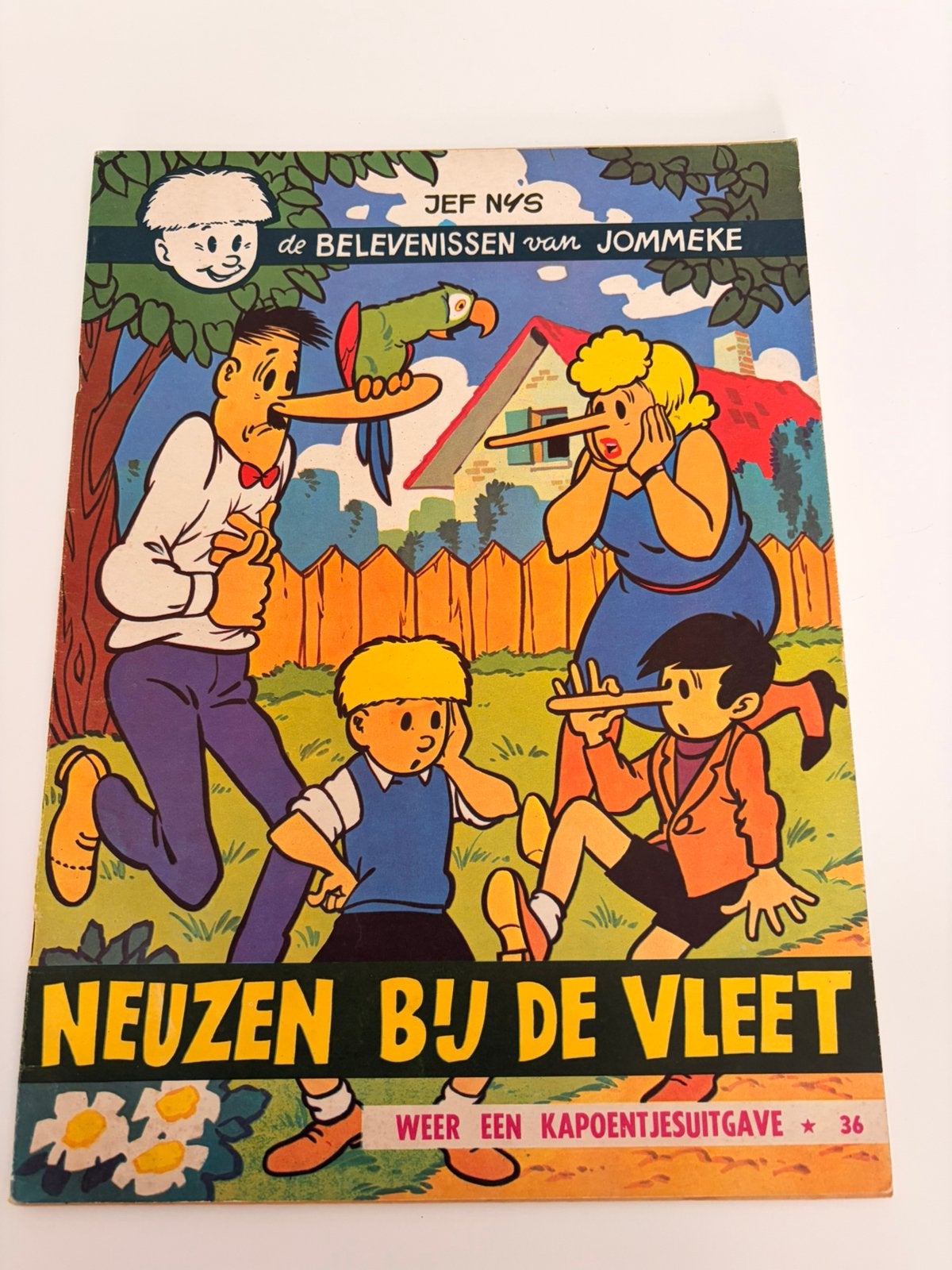 Jommeke 36 - Neuzen bij de vleet (1ste druk 1968), Enlèvement ou Envoi, Comme neuf