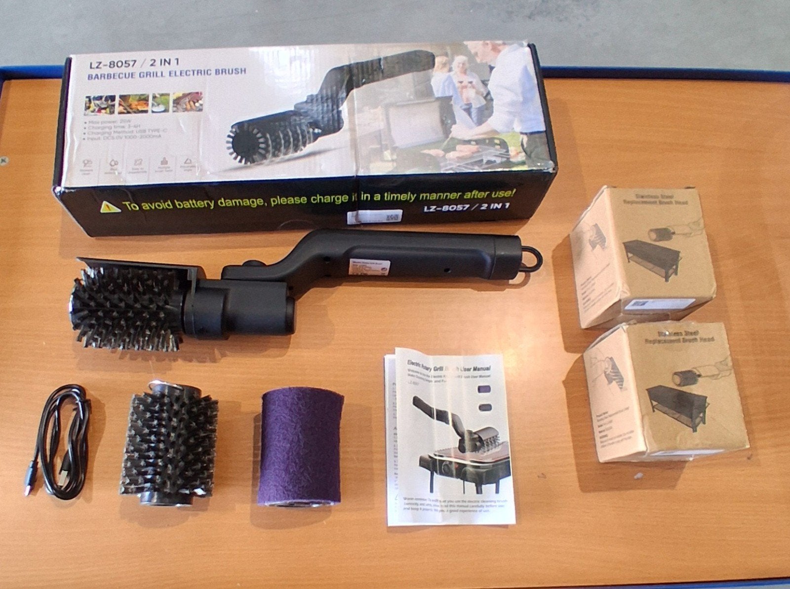 Brosse électrique pour barbecue, Jardin & Terrasse, Barbecues électriques, Neuf, Enlèvement ou Envoi