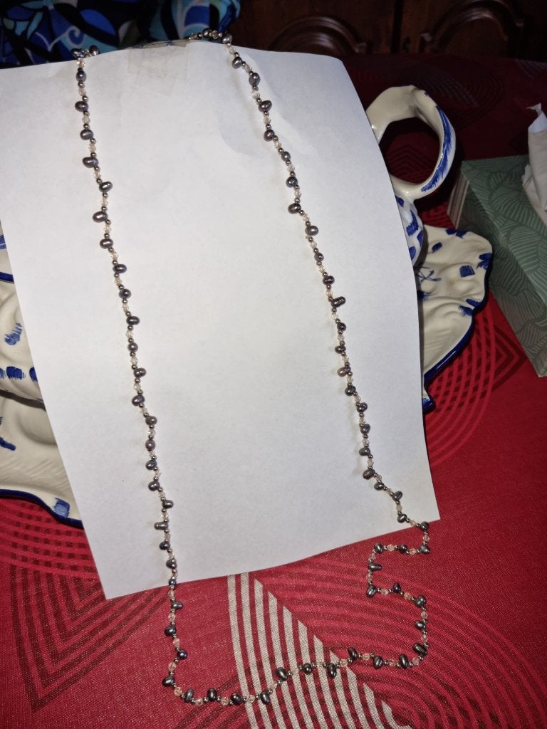 nr 34 ketting, Bijoux, Sacs & Beauté, Colliers, Enlèvement ou Envoi, Neuf, Autres couleurs, Pierre ou Minéral