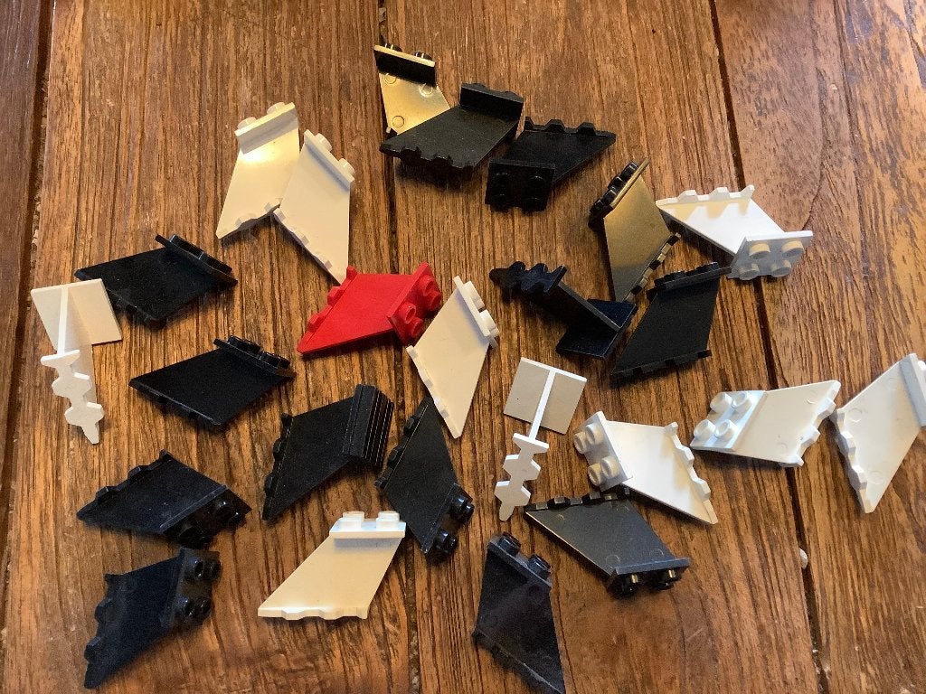 LEGO Tail 4 x 2 x 2 - 25 stuks / 318-10, Ophalen of Verzenden, Gebruikt, Losse stenen, Lego