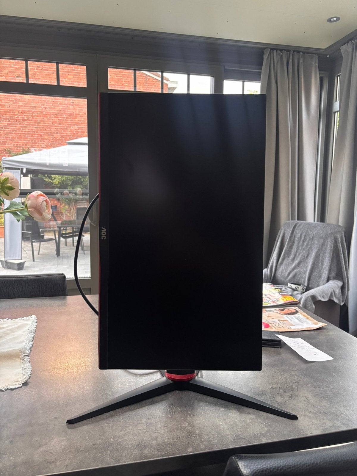 AOC gaming monitor 120Hz 24 inch, Computers en Software, Ophalen, Zo goed als nieuw, Gaming