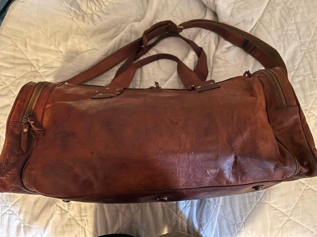 Sac de voyage cuir vegetal, Enlèvement, Utilisé, Adulte unisexe