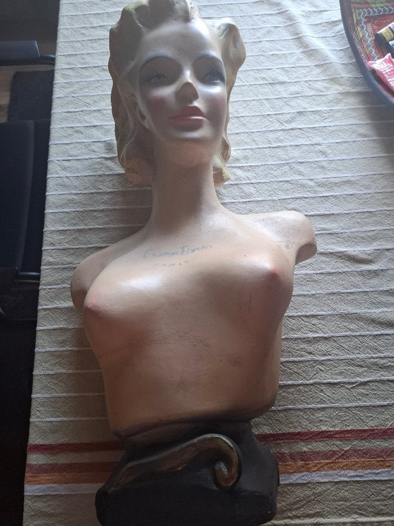 Buste femme, Antiquités & Art, Autres styles, Buste, Patiné, 50 - 100 cm