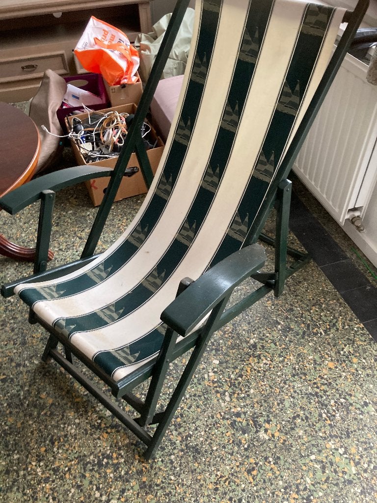 Retro strandstoel, Ophalen