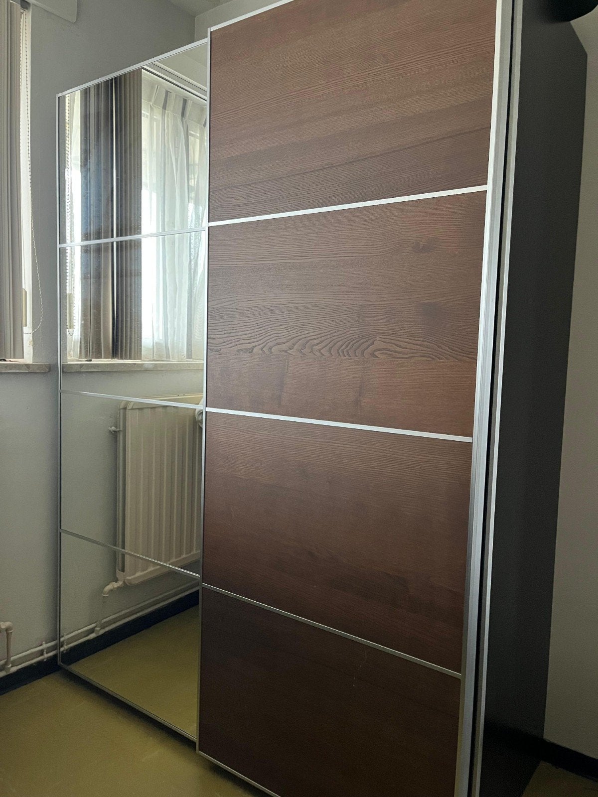 Ikea kast Pax/Komplement met schuifdeuren, Chêne, 150 à 200 cm, Enlèvement, Utilisé
