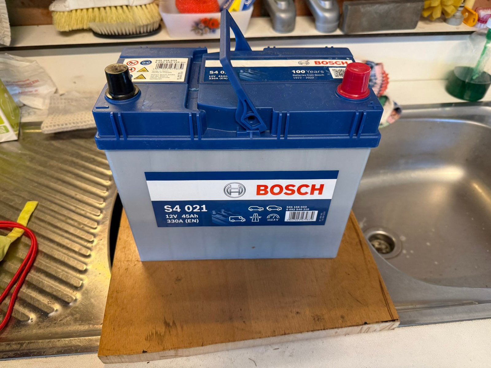 Nouvelle batterie Bosch S4 021, Enlèvement, Comme neuf