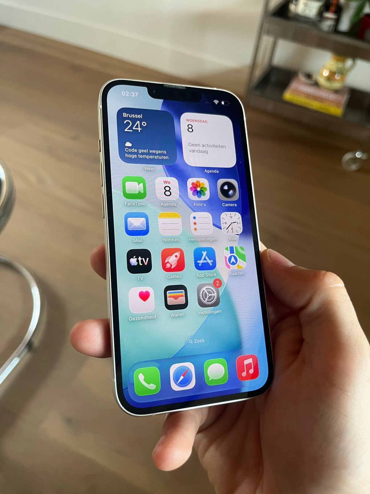 Iphone 14 256gb wit, Telecommunicatie, Mobiele telefoons | Apple iPhone, Ophalen, Zo goed als nieuw, Wit, IPhone 14
