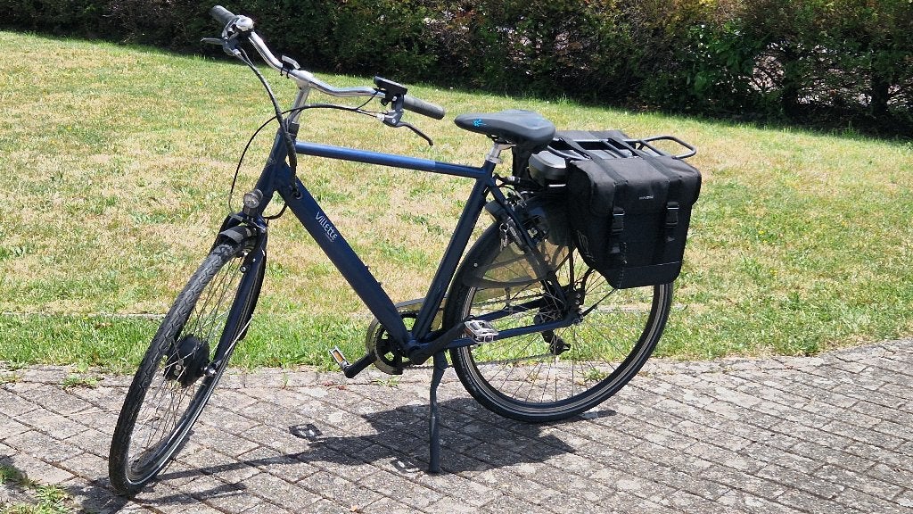 Villette hollande elektrische herenfiets, Velgrem, Versnellingen, Zo goed als nieuw, 53 tot 57 cm