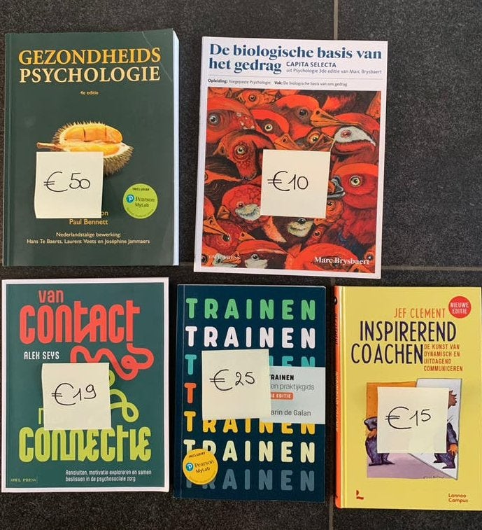 Boeken Toegepaste Psychologie, 1e & 2e Artevelde Gent, Livres, Psychologie, Enlèvement, Comme neuf
