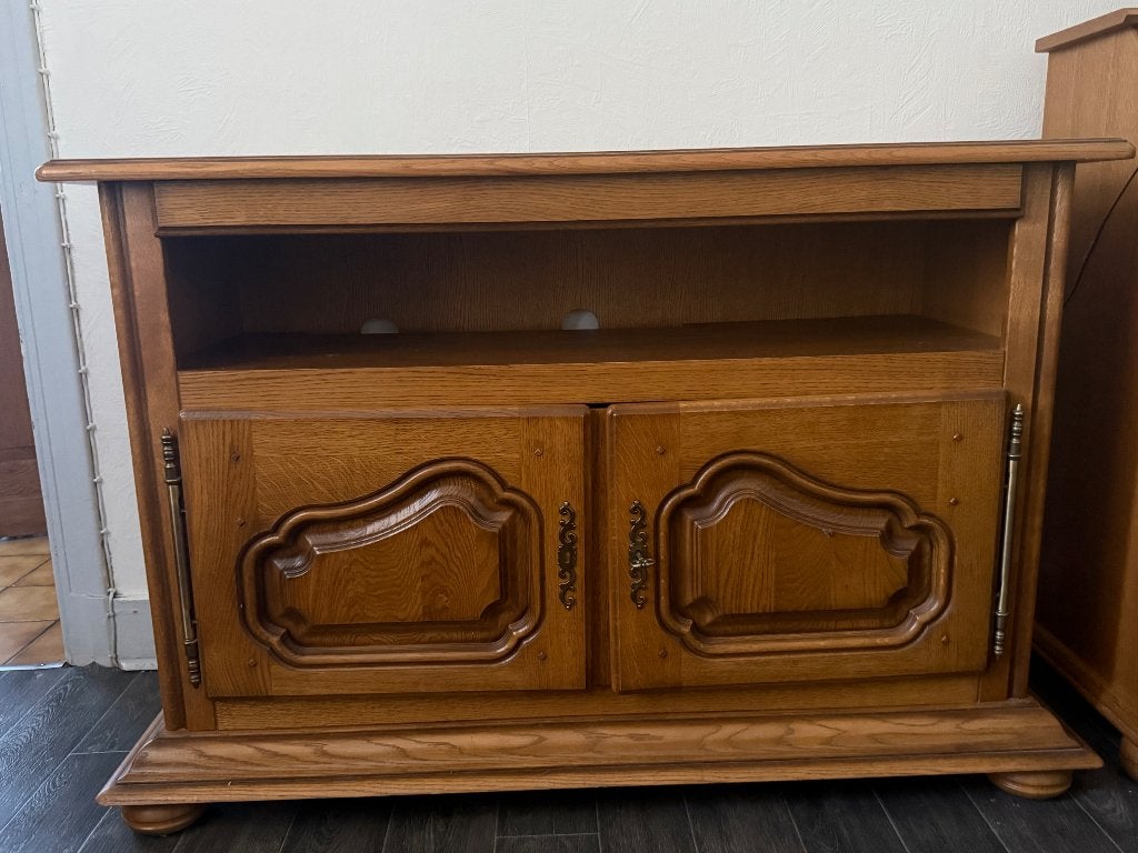 Meuble télé, Maison & Meubles, 100 à 150 cm, Utilisé, Classique, Autres essences de bois