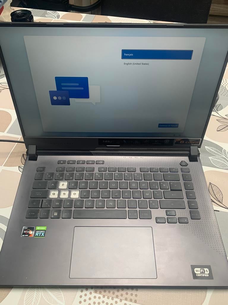 Pc portable asus ROG, Enlèvement, Utilisé, Gaming, SSD