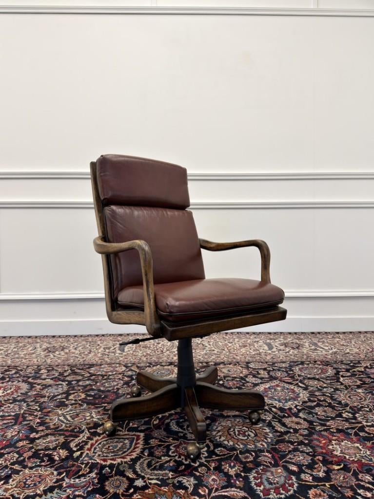 Klassiek Engels Chesterfield Bureaustoel, Ophalen