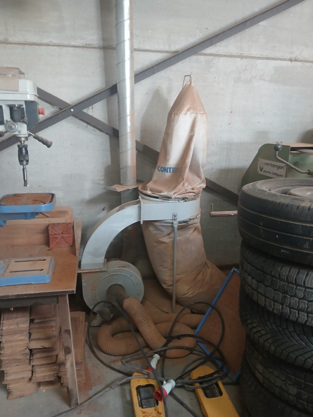 Stofafzuiging contimac, Bricolage & Construction, Enlèvement