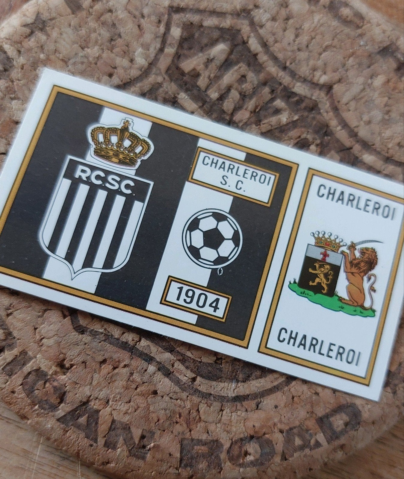 Autocollant Panini Football 76 Charleroi  S.C, Verzamelen, Ophalen of Verzenden