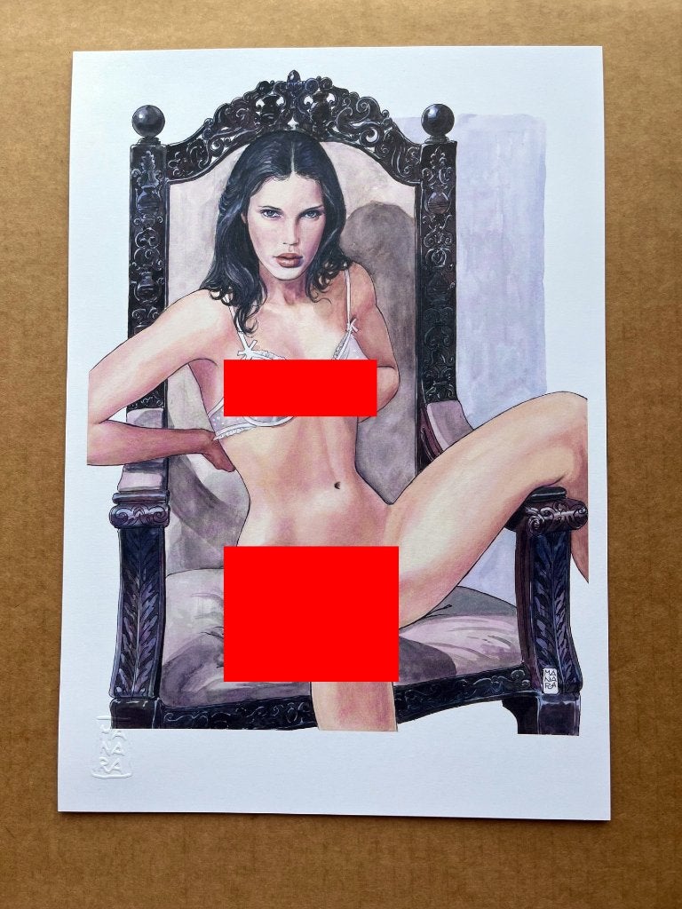 Manara - Illustration d'Art - Marine Vacth, Envoi