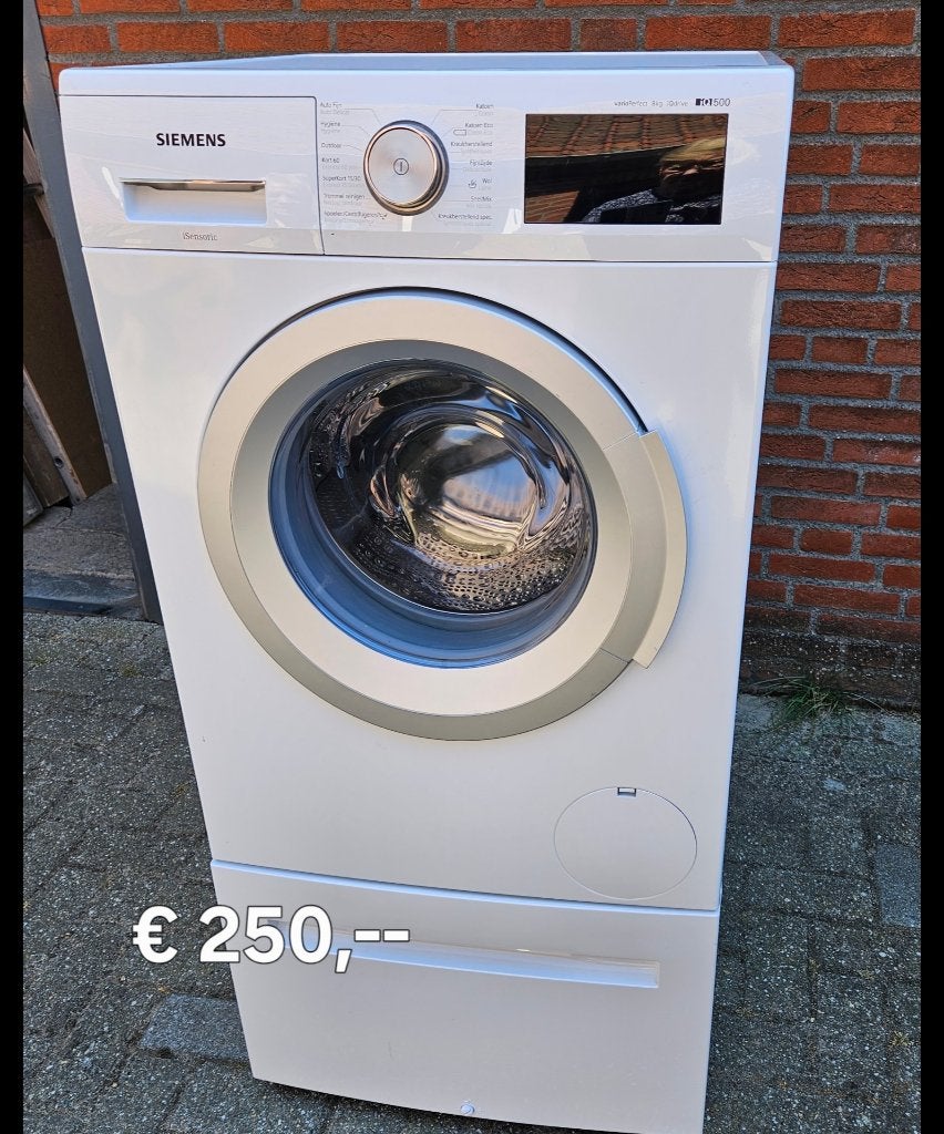 Wasmachine Siemens, Ophalen, Zo goed als nieuw, Voorlader