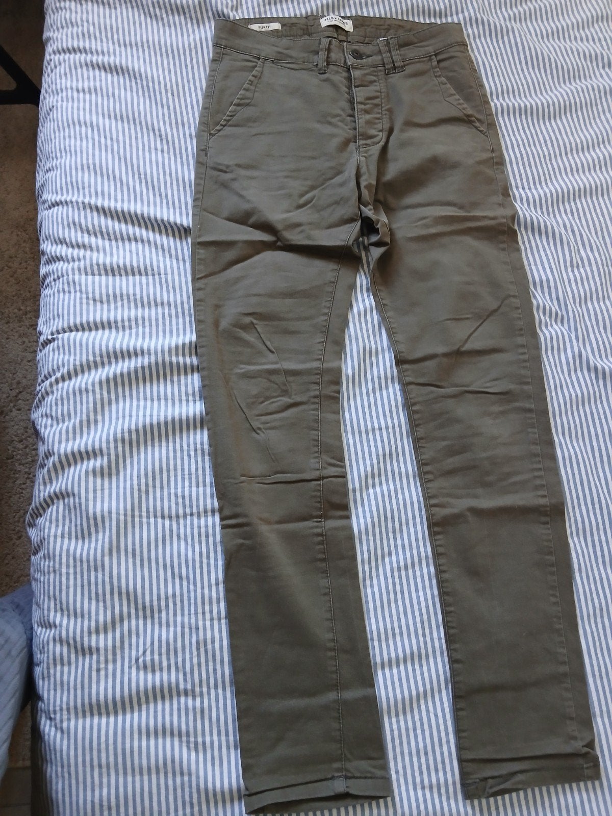 jongensbroek Jack&Jones, Kleding | Heren, Broeken en Pantalons, Jack  jones, Ophalen of Verzenden, Zo goed als nieuw, Groen