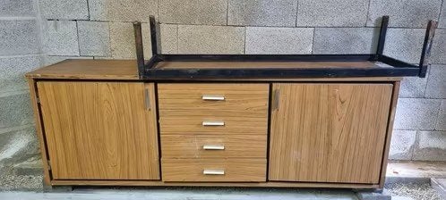 Retro vintage kast of dressoir, Avec tiroir(s), Vintage, 100 à 150 cm, Enlèvement